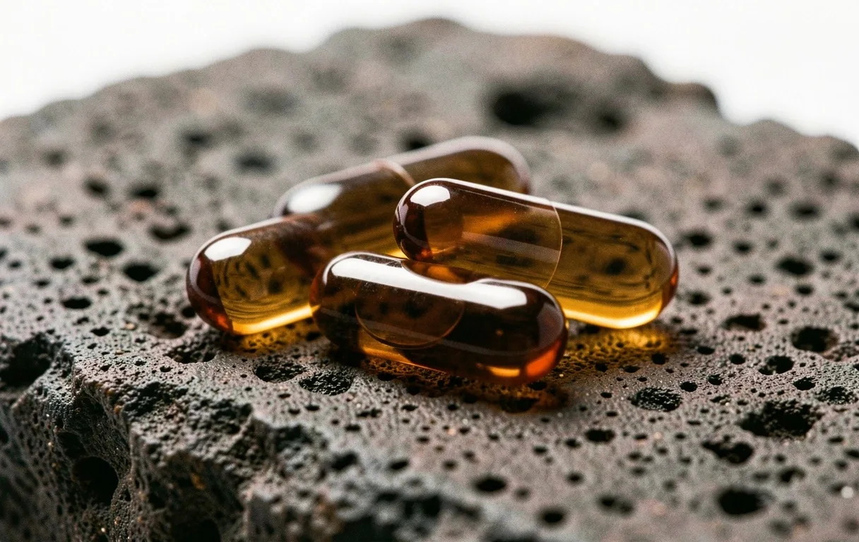 Detail of natural vitality capsules